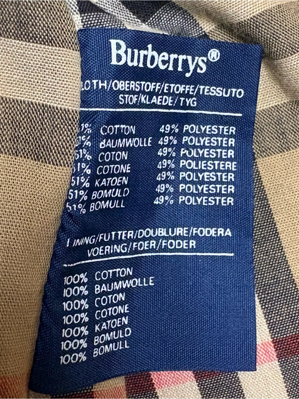 Burberry trench coat. - Picture 13 of 15